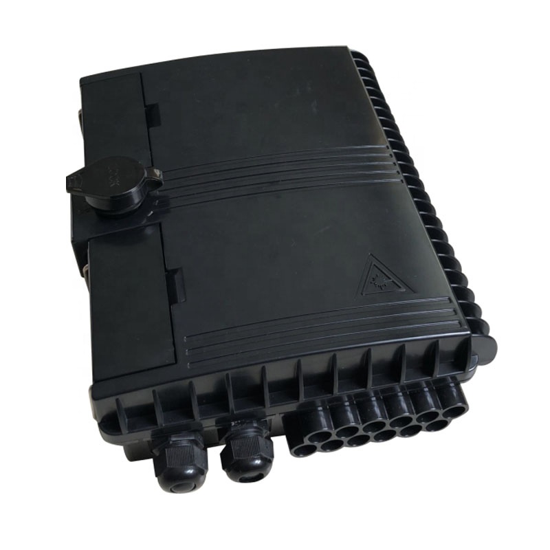 High Quality 12 ports FTTH Fiber Optic Splitter Box Joint Box 12 cores outdoor optic Fiber Terminal Closure ABS/PC/PC Alloys