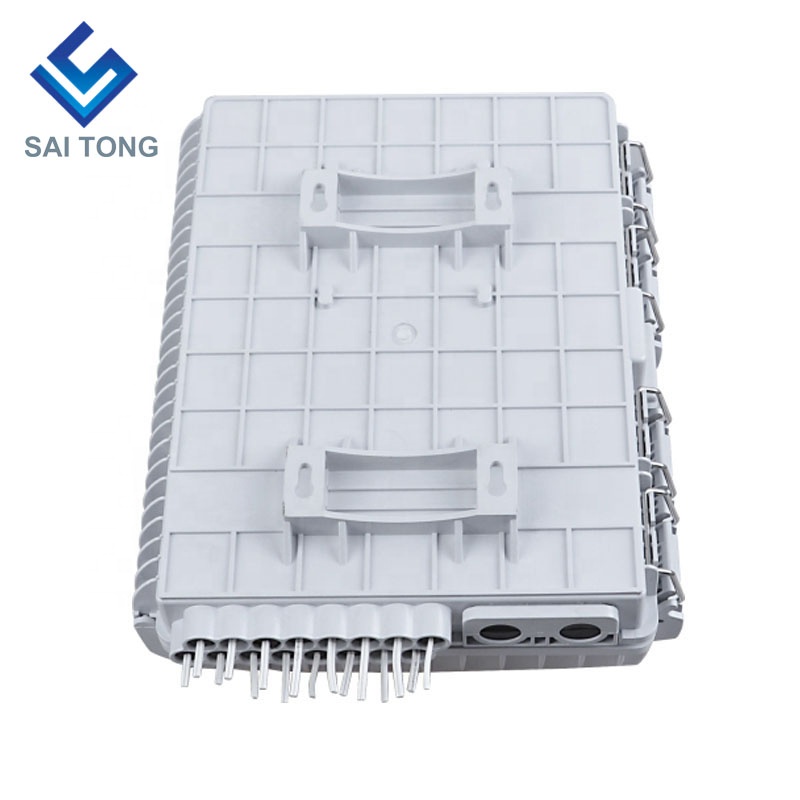 Cixi made16 cores termination box sc/upc FTTH 16 core distribution box Waterproof Rubber Cable Gland Gpon onu Fiber Junction Box