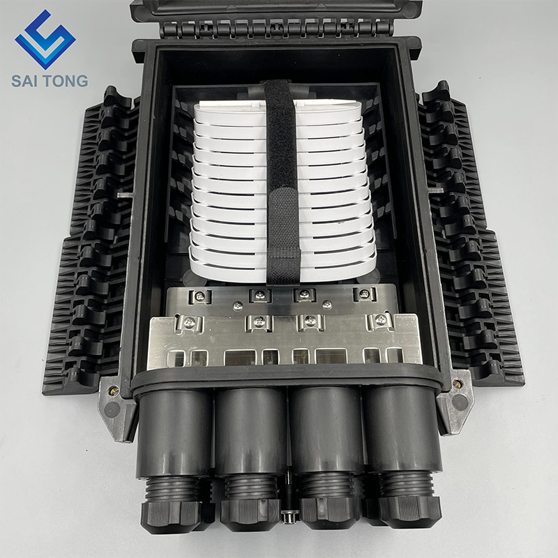 288 core Splitter Splice Closure 2/6 Ports Fiber Cable Joint Box Fiber Optic Splice Closure Fiber Optical Enclosure Junction Box