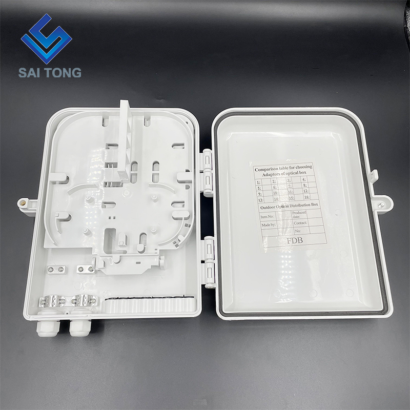 Made in China FDB fiber equipment terminal box 16 core indoor /outdoor ftth fiber optic distribution box with 16pcs SC adaptor