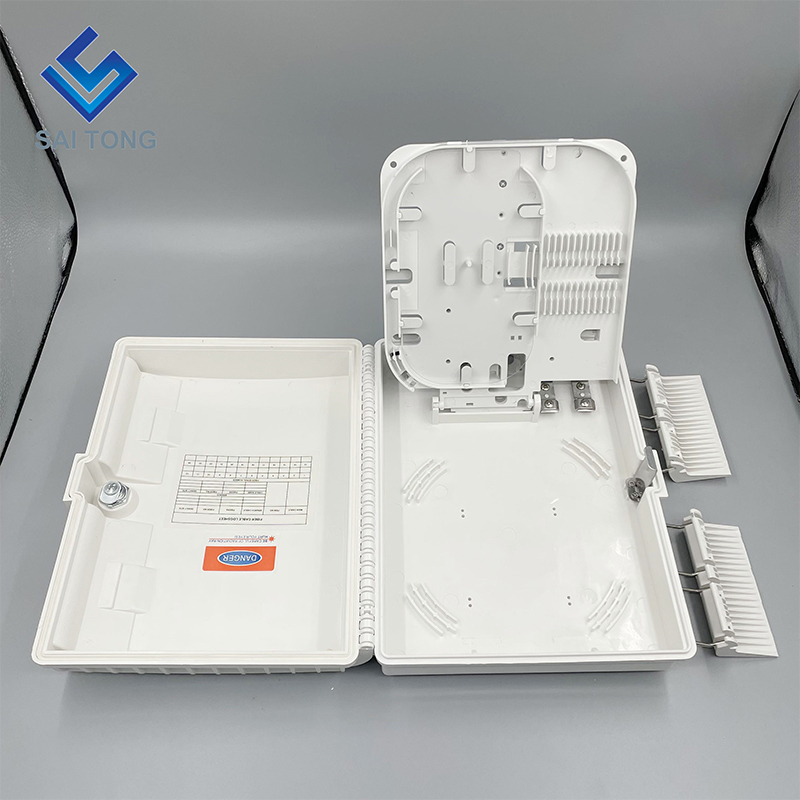 ODB NAP 16 core optical fiber terminal box 16 ports ftth fiber optic distribution box outdoor wall mounted FTTH Box With Adapter