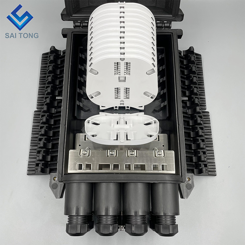 288 core Splitter Splice Closure 2/6 Ports Fiber Cable Joint Box Fiber Optic Splice Closure Fiber Optical Enclosure Junction Box