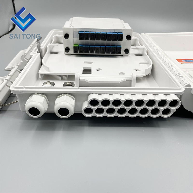 Factory Price ODB 16 cores optics fiber termination box ftth 16 ports ftth splitter steel fiber optic distribution box outdoor