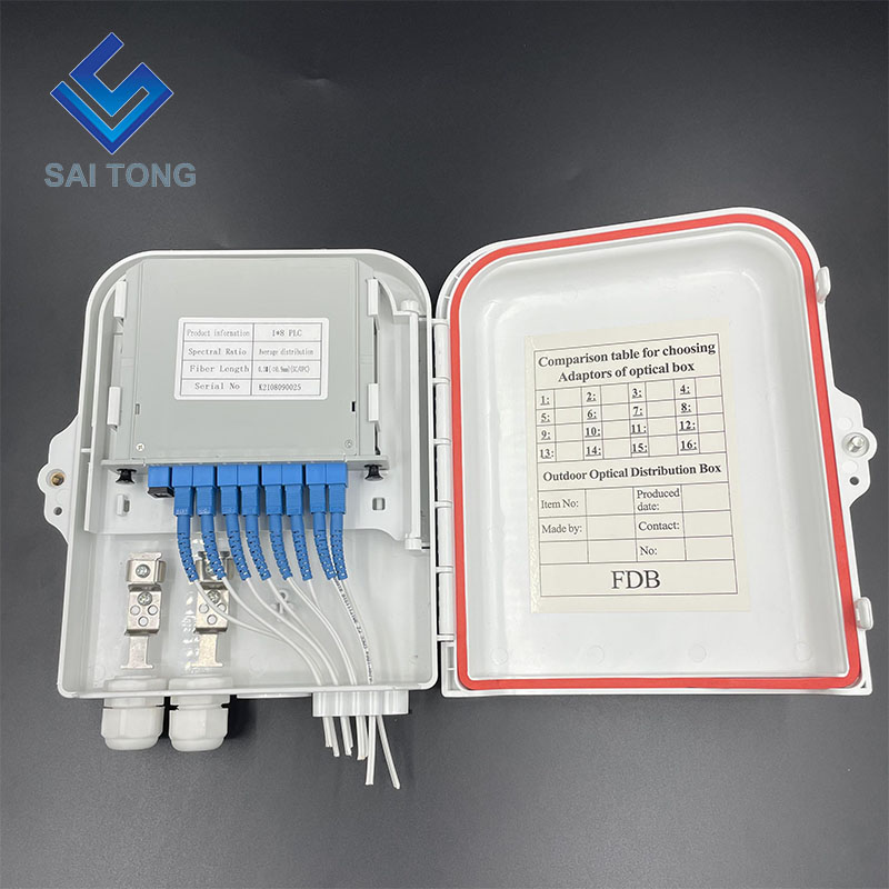 FTTH Outdoor Wall Mounted Fiber Optic Cable Access ftb box /8 Core Terminal Box/fiber distribution box