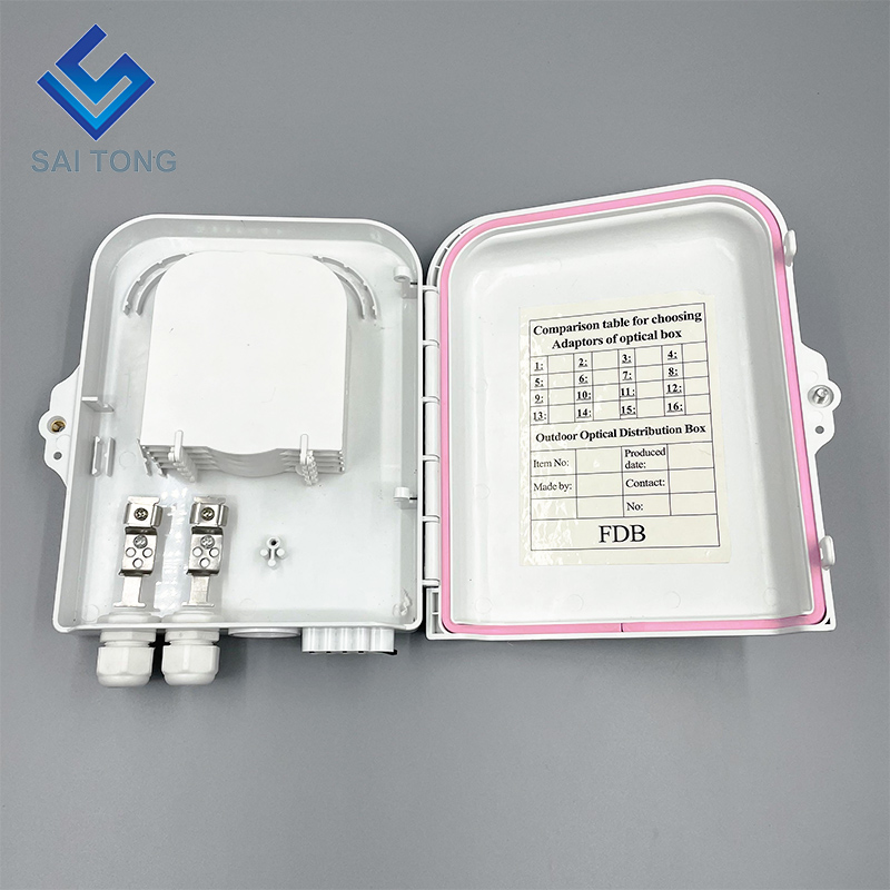 China Factory 48 core ftth box plc splitter 4 tray optical distribution box 2 in 8 port NAP for fiber optic equipment