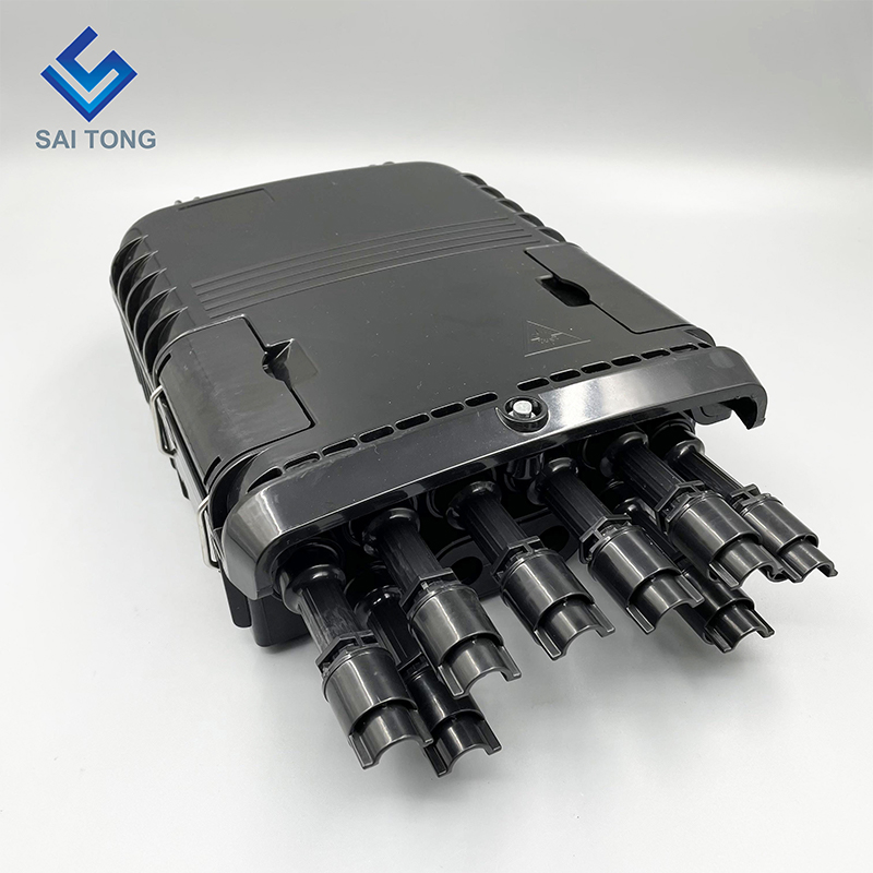 South America FTTH 2/8 Port Fibra Optica Cajas Terminal Waterproof Fiber IP68 Distribution Box New joint with flange huawei