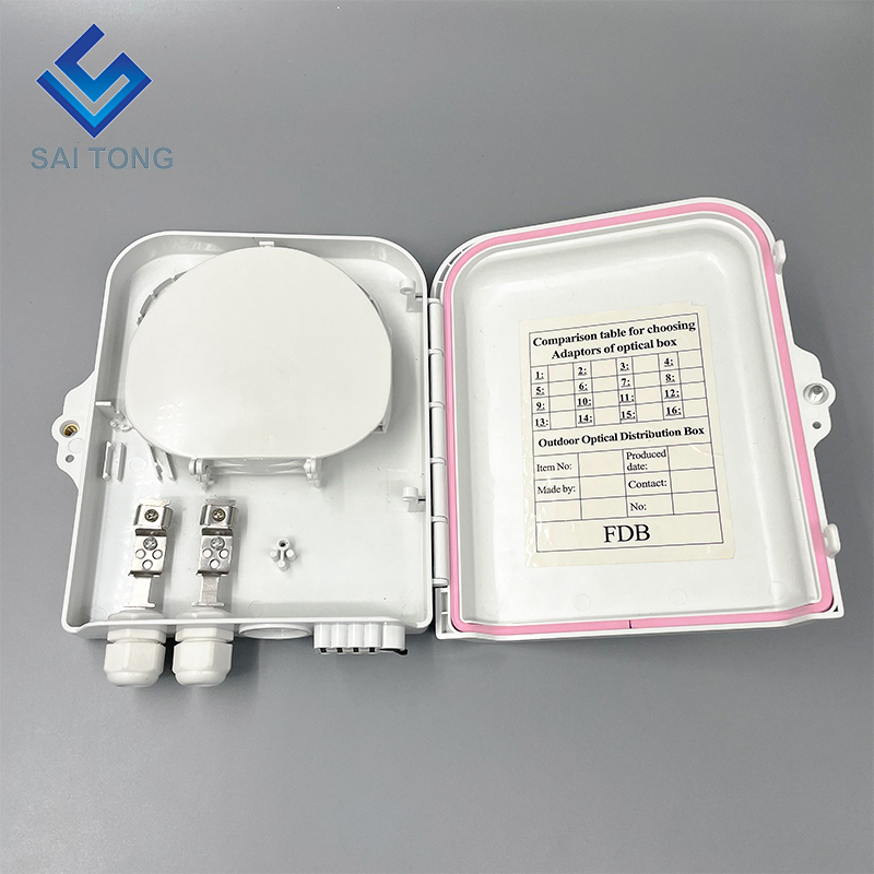 China Factory 48 core ftth box plc splitter 4 tray optical distribution box 2 in 8 port NAP for fiber optic equipment