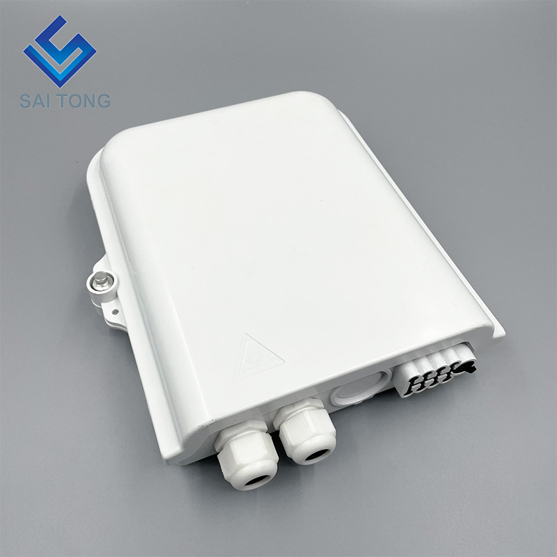 China Factory 48 core ftth box plc splitter 4 tray optical distribution box 2 in 8 port NAP for fiber optic equipment