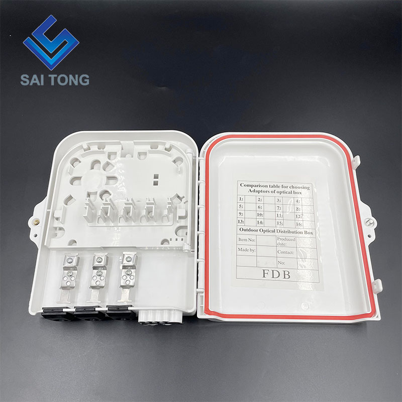 Factory Supply 8 core ftth box plc splitter 1 8 optical distribution box 8 port NAP for fiber optic equipment