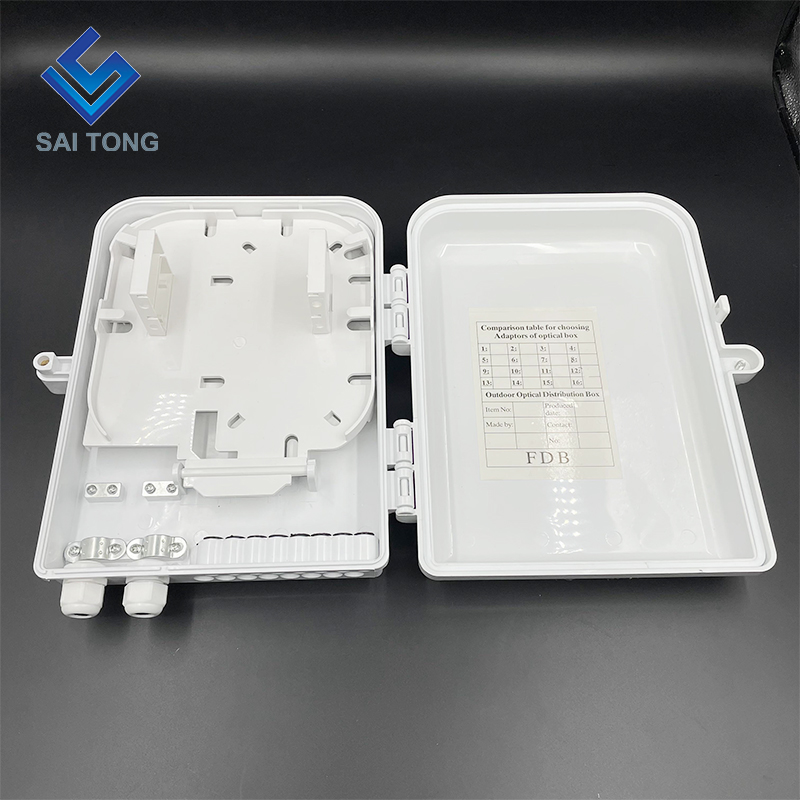 FTTH BOX 16 core outdoor 16 ports fiber distribution box with 1x16 plc splitter terminal box for wall-mount and Pole mounted