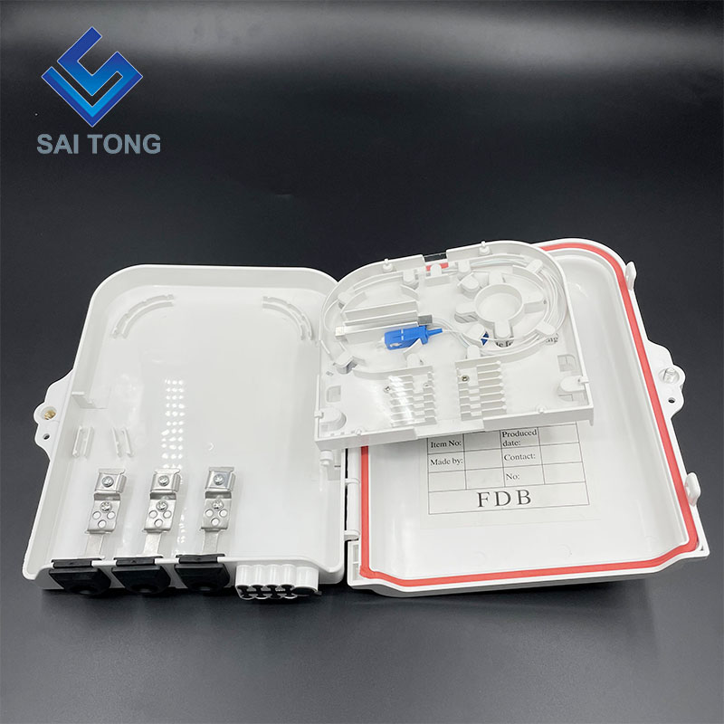 Factory Supply 8 core ftth box plc splitter 1 8 optical distribution box 8 port NAP for fiber optic equipment