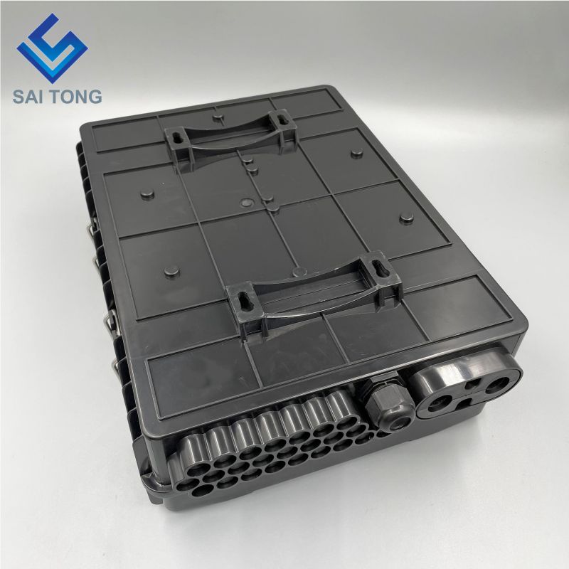 Outdoor ABS 32 or 48 Core fiber optic enclosure box SC FTTH plastic cajas de fibra NAP CTO Fiber Optic Distribution Box