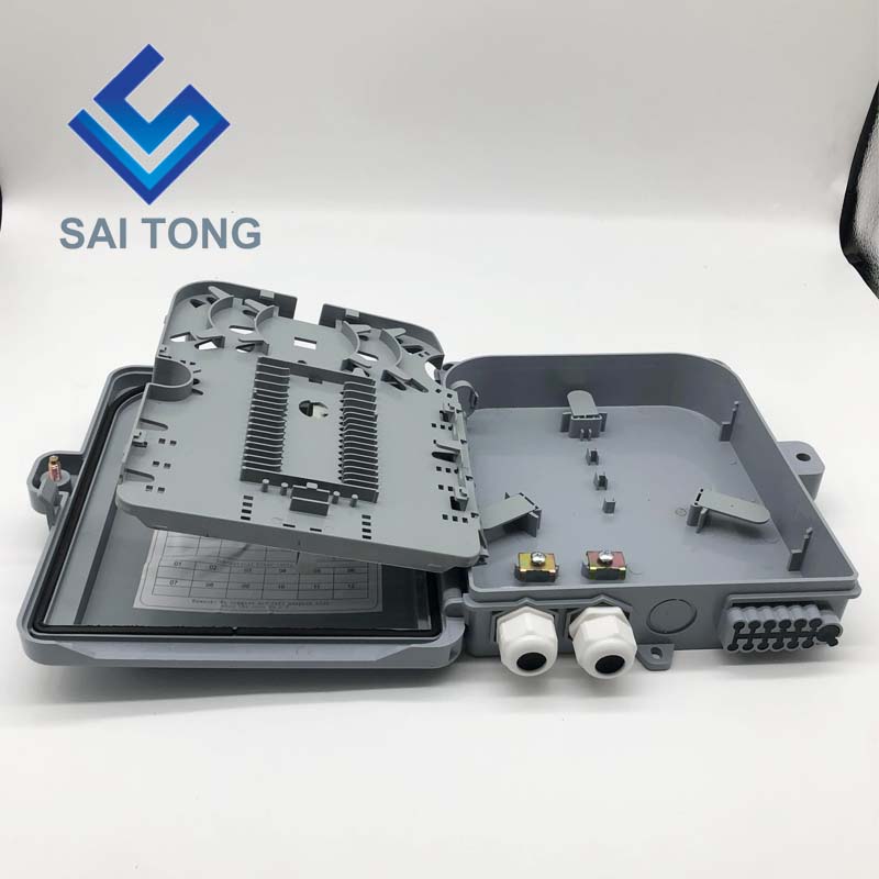 Supply Cheap Price FTTH Outdoor 12 Core IP65 Fiber optic Connector Box Waterproof Cable Gland Gpon Onu Fiber Optic Splice Box