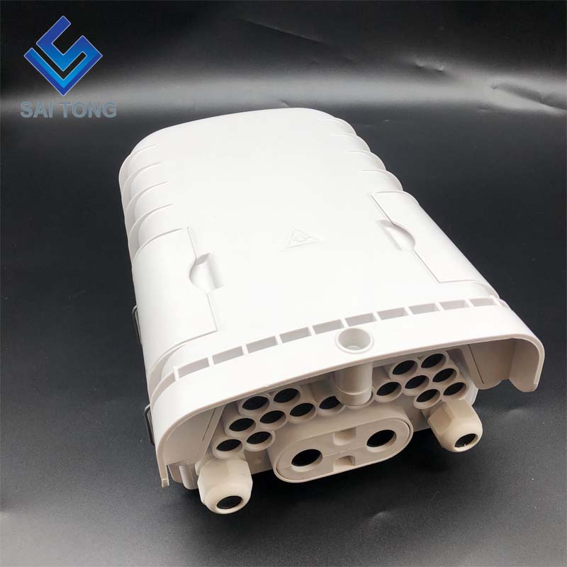 Saitong 16 Core fiber optic closure box PLC FTTH FTTX FTTP Fiber Termination Box IP65 outdoor Optical Fiber Joint Box NEW Style