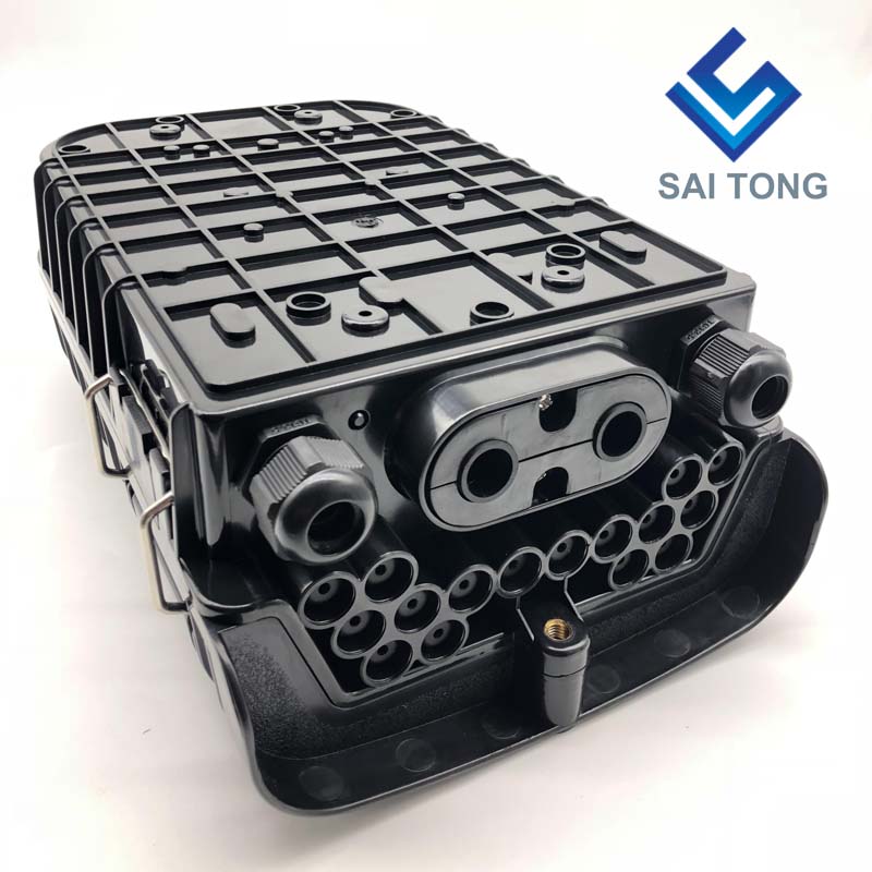 Saitong Made16 Core fiber optic enclosure box PLC FTTH FTTX FTTP Fiber Termination Box IP65 Outdoor Optical Fiber Joint Box Nap