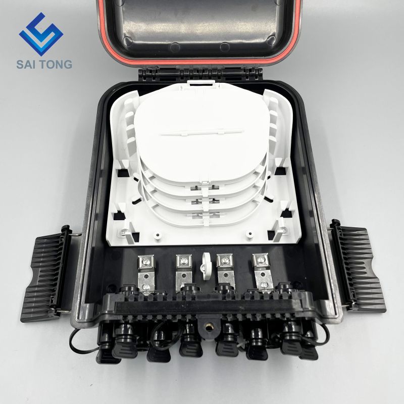 New Product wall pole mounted 8 core fiber access terminal box 2 in 8 out fiber optic terminaton box ABS with huawei connector