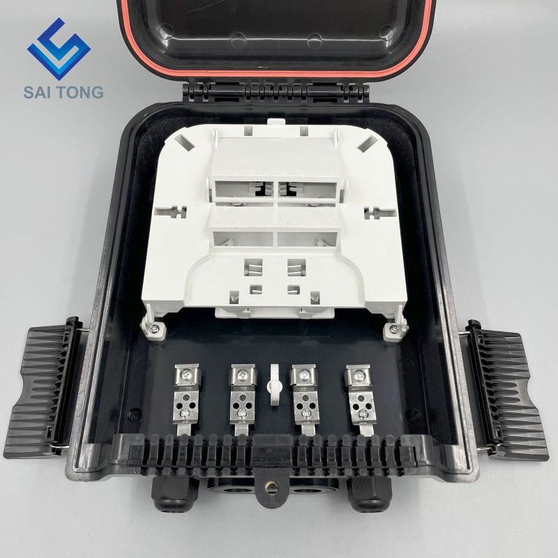 Outlet cable in the box top New design with Outdoor 4 inlet 16 outlet FTTH 16 Core fiber box optic distribution box with sc Type