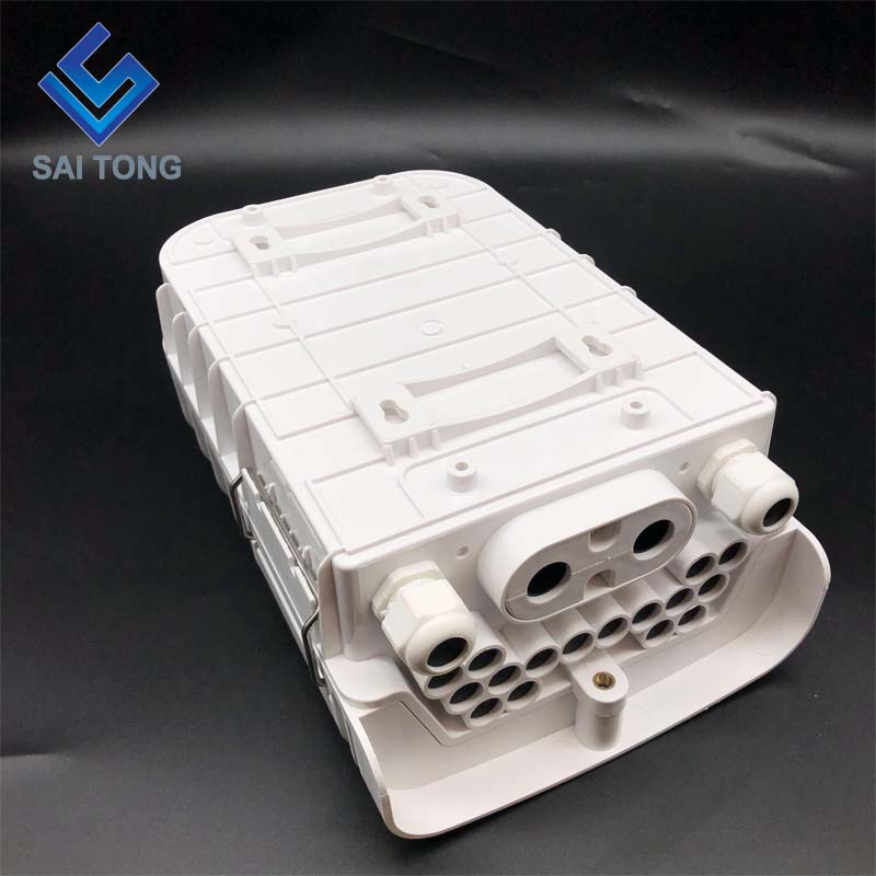 Saitong 16 Core fiber optic closure box PLC FTTH FTTX FTTP Fiber Termination Box IP65 outdoor Optical Fiber Joint Box NEW Style