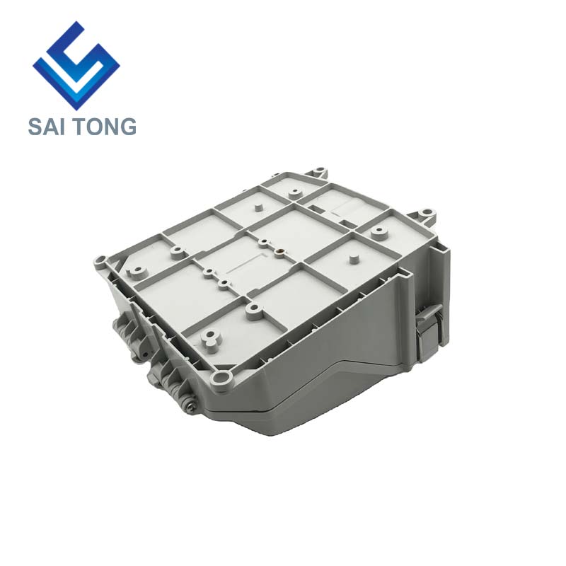 FTTH Saitong IP65 16 core fiber optic Terminal Box PC+ABS Material Outdoor 16 Ports Distribution Boxes with 2 tray