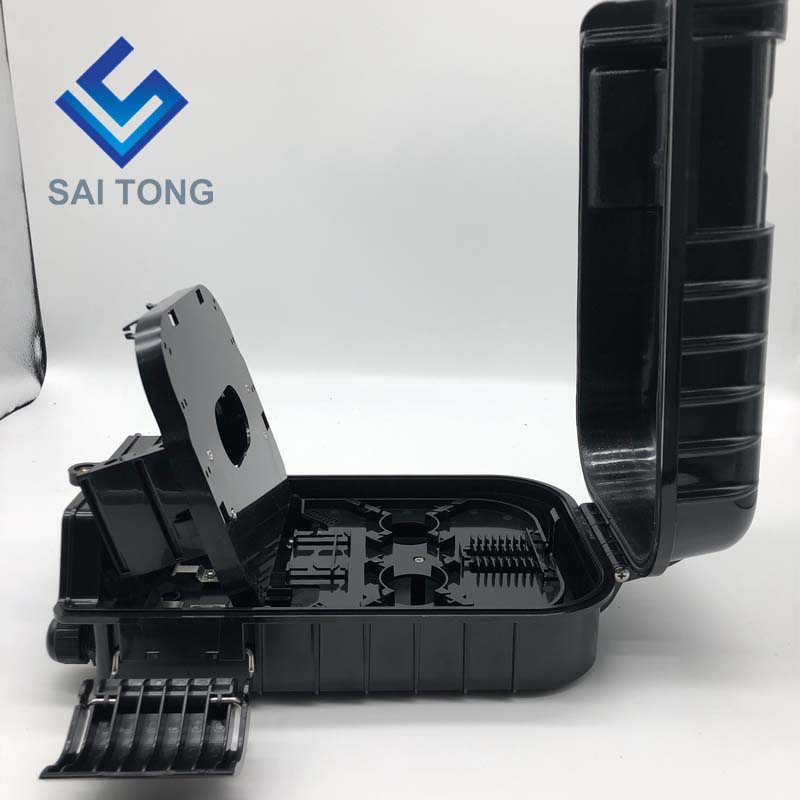 Saitong Made16 Core fiber optic enclosure box PLC FTTH FTTX FTTP Fiber Termination Box IP65 Outdoor Optical Fiber Joint Box Nap