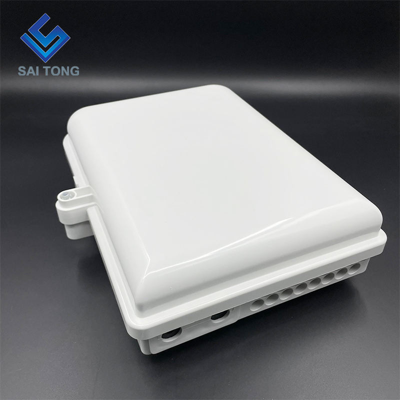 FTTH BOX 16 core outdoor 16 ports fiber distribution box with 1x16 plc splitter terminal box for wall-mount and Pole mounted