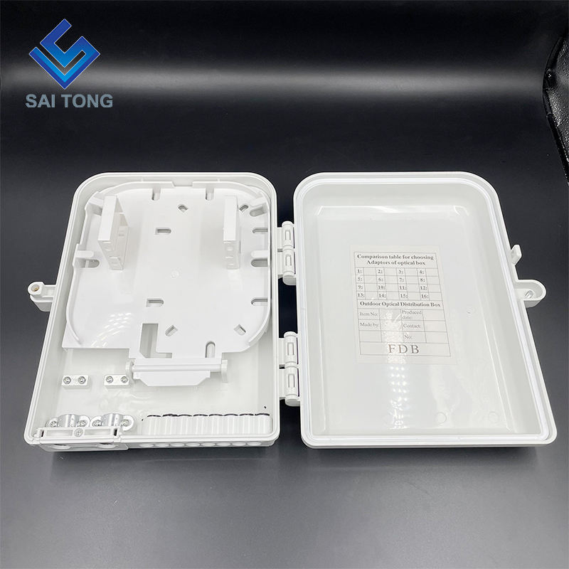 FTTH BOX 16 core outdoor 16 ports fiber distribution box with 1x16 plc splitter terminal box for wall-mount and Pole mounted