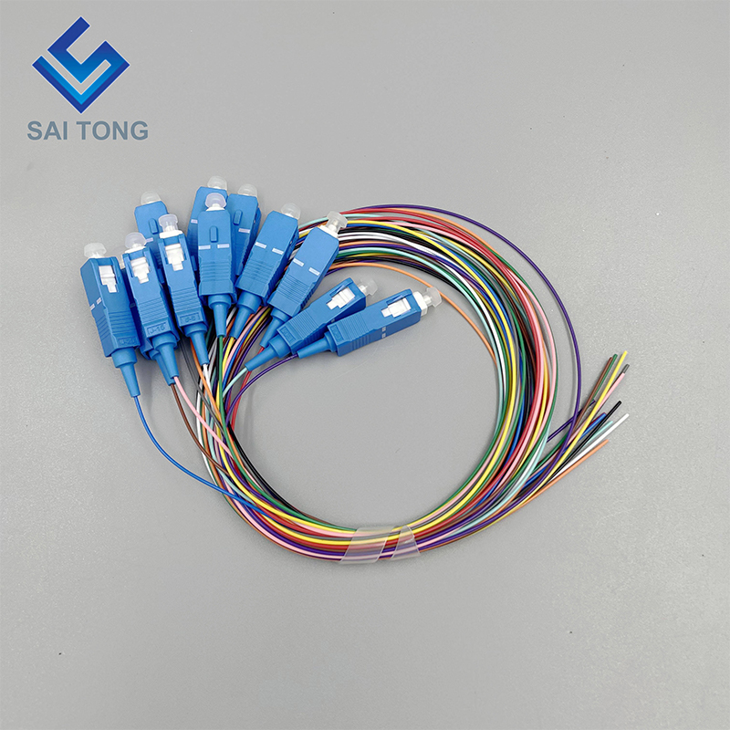 Fiber optic pigtail sc upc sc-upc patch cord pigtail 12 core sc/upc with good quality and good price