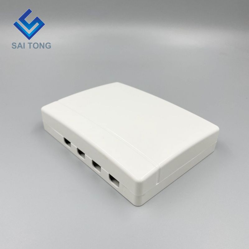 Supply Good Quality 4 Cores FTTH Fiber Optic mini Termination box/4 ports Desktop Small ftth Box/Mini Fiber Optic Equipment