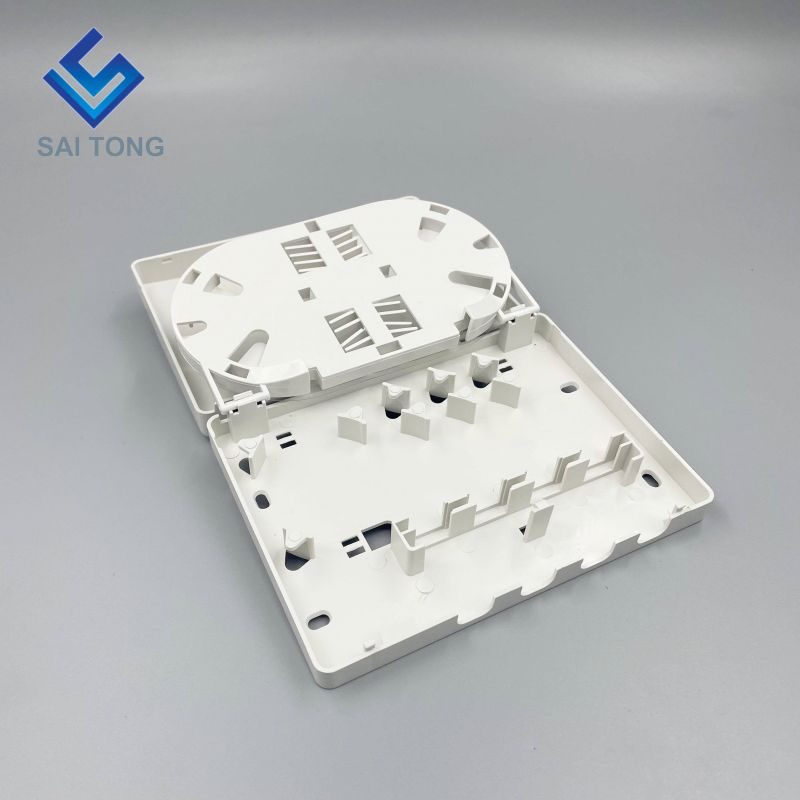 Supply Good Quality 4 Cores FTTH Fiber Optic mini Termination box/4 ports Desktop Small ftth Box/Mini Fiber Optic Equipment