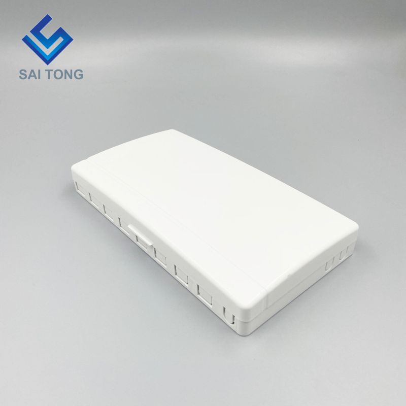 Supply 8 core fiber optic distribution box 8 ports small termination box FTTH fiber optic terminal box with SC LC adapter