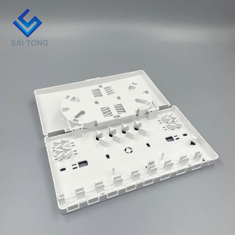 Supply 8 core fiber optic distribution box 8 ports small termination box FTTH fiber optic terminal box with SC LC adapter