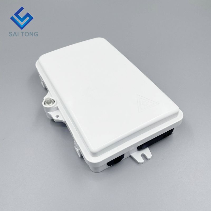 IP65 Supply 1/2 port mini FTTH optic fiber box outdoor plastic 2 core fiber terminal box with SC LC adapter