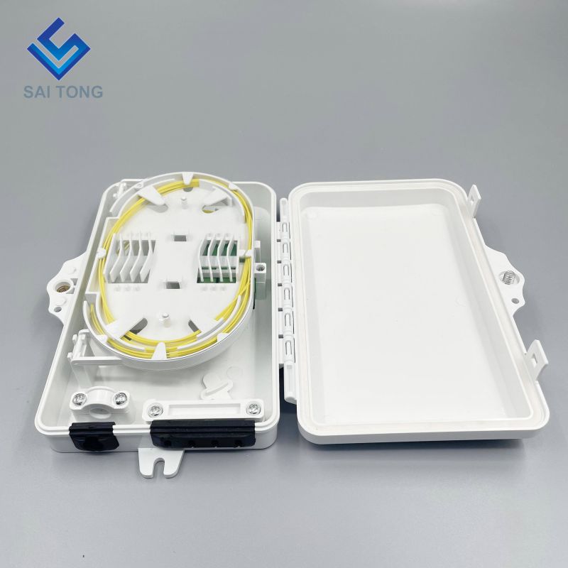 IP65 Supply 1 inlet 4 outlet ST-F311 FTTH Mini 6 cores Optical Fiber Distribution Frame Termination FDB Box outdoor