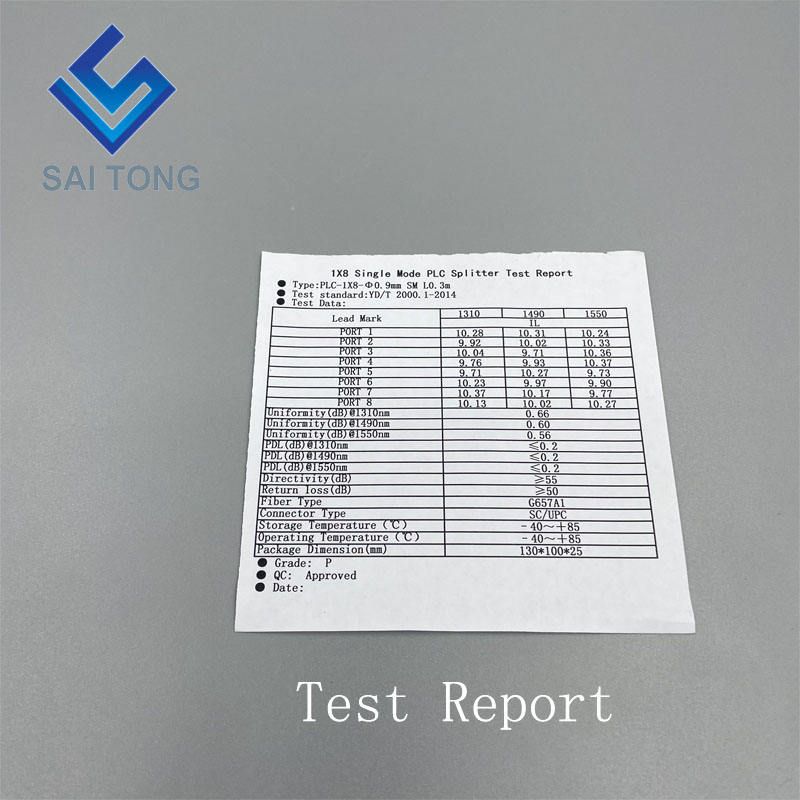 Optical SC/UPC 1x16 LC LGX Box Type 1:16 Cassette Module PLC Fiber Optic Splitter