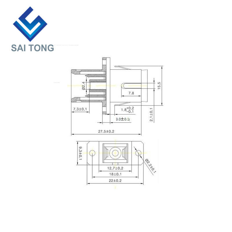 SC-SC PC UPC MM Simplex Fiber Optic Connector Cheap price SC/UPC Fiber Adapter for Fiber Testing