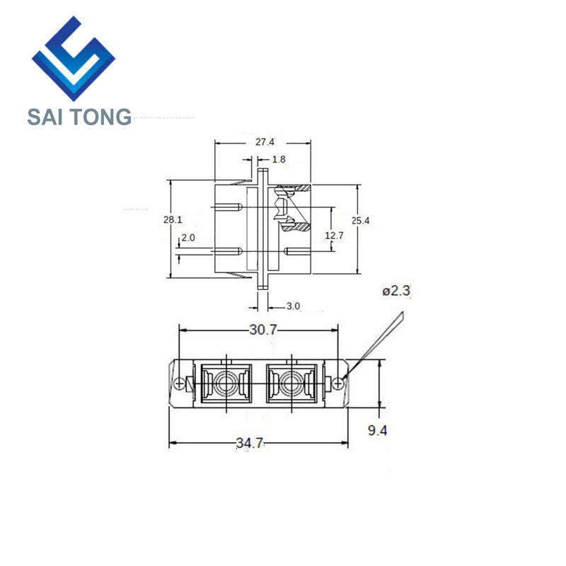 SC-SC APC MM Duplex Fiber Optic Connector Cheap price SC/UPC Fiber Adapter for Fiber Testing