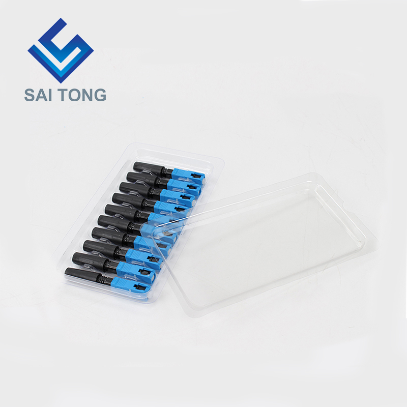 Saitong Supply Communication equipment quick connector sc/upc ftth Fiber Optic Fast Connector