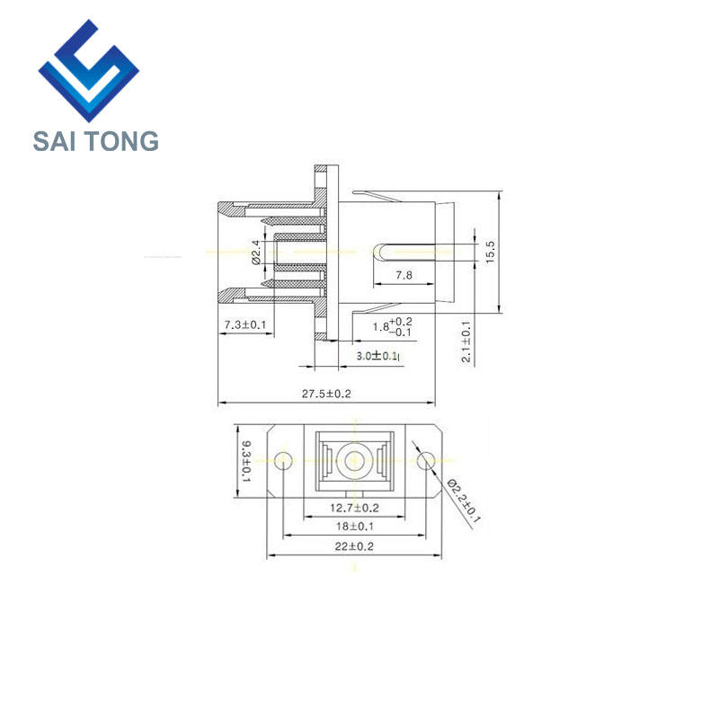 SC-SC APC SM Simplex Fiber Optic Connector Cheap price SC/APC Fiber Adapter for Fiber Testing