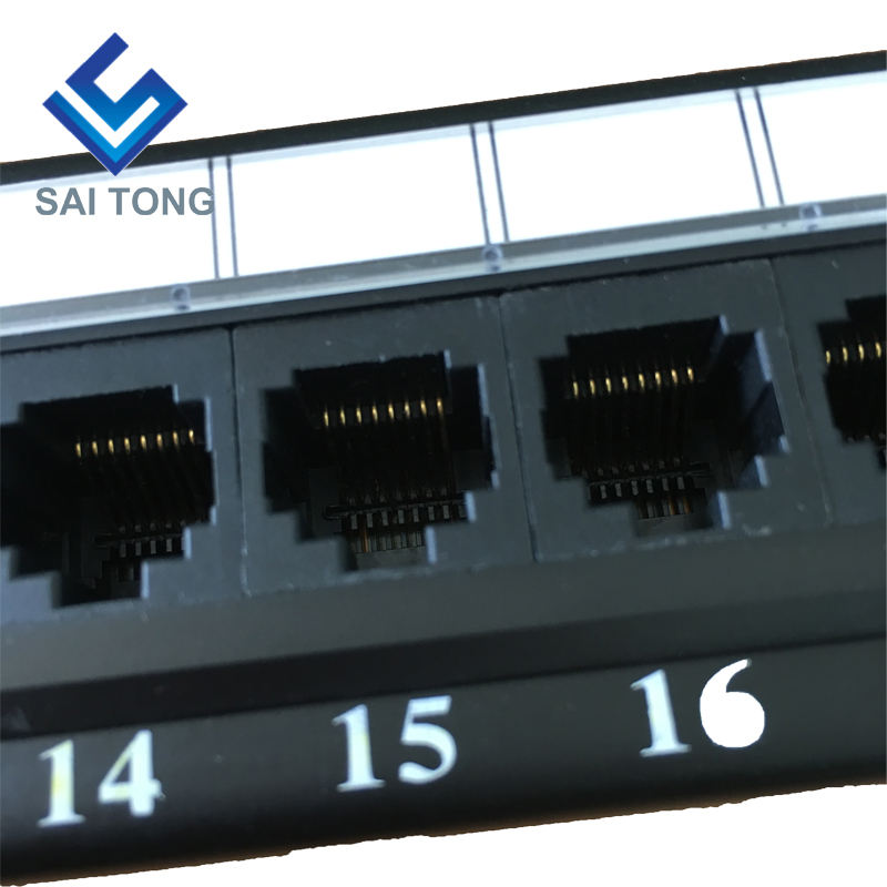 1U 19'' 24 Ports RJ45 Krone Jackets,Steel Bracket Cat5e Patch Panel Blank Unshielded utp Cat5e CAT5 CAT6 RJ45 Patch panel