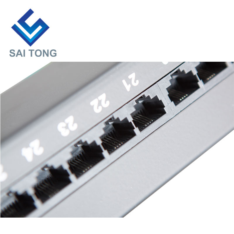 1U 19'' 25 Ports RJ45 Krone Jackets,Steel Bracket Cat6 Patch Panel Blank Unshielded utp Cat5e CAT5 RJ45 Patch panel