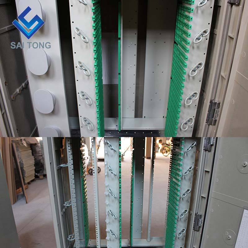 2022 Saitong FTTH 576 core SMC optic fiber distribution cross connection cabinet fiber ftth distribution cabinets