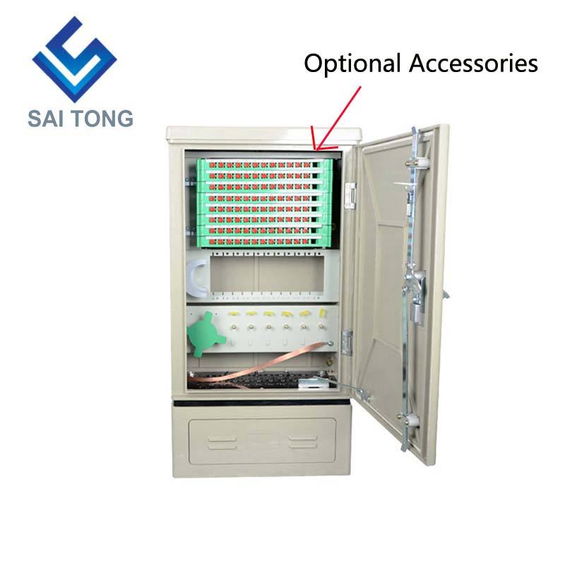 Saitong FTTH 96 core fiber optic cabinets SMC optic fiber distribution cross connection cabinet fiber ftth distribution cabinet