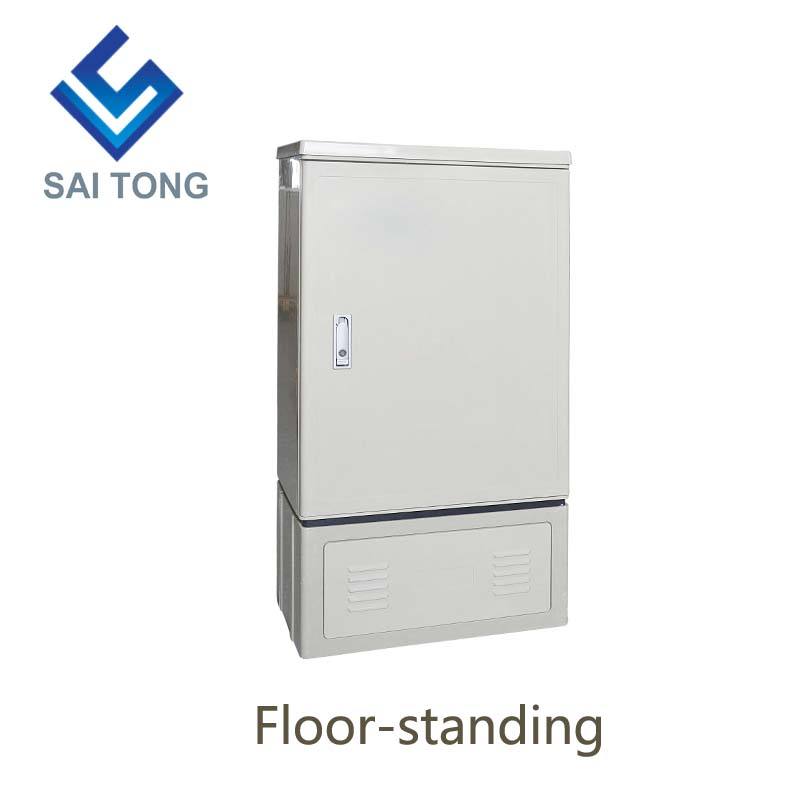 Saitong FTTH 96 core fiber optic cabinets SMC optic fiber distribution cross connection cabinet fiber ftth distribution cabinet