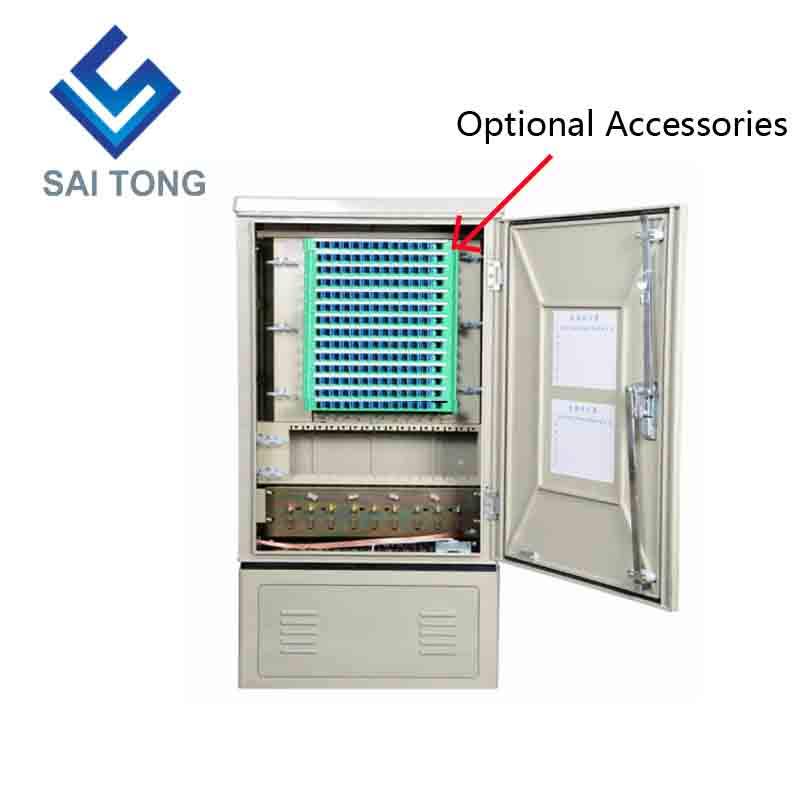 SaiTong FTTH 144 Core fiber optical smc outdoor waterproof IP55 smc fiber cabinet cable Support for Standard or Customized