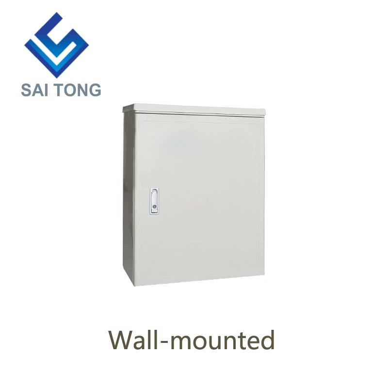 SaiTong FTTH 144 Core fiber distribution hub cabinet SMC Material waterproof outdoor access 144 fiber optic cabinet