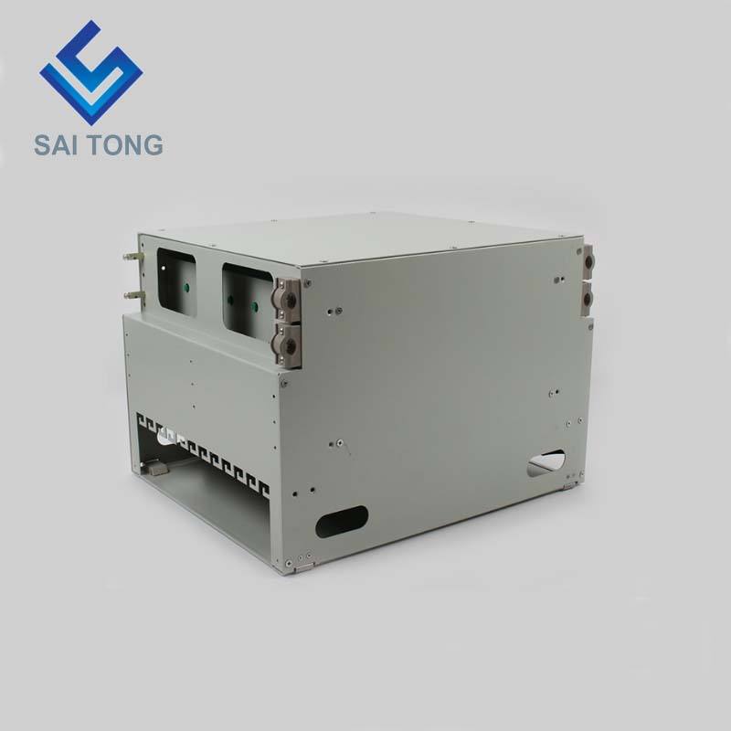 2022 SaiTong FTTH 19 Inch Rack Mount 144 Port Cabinet SC/FC ODF 12U 144 core Optical fiber Distribution Frame Optional Full Load