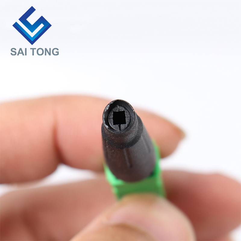 FTTH Fiber Saitong Optic Fast connector sc apc green color fiber cable fast connector Quick Connector Field assembly Singlemode